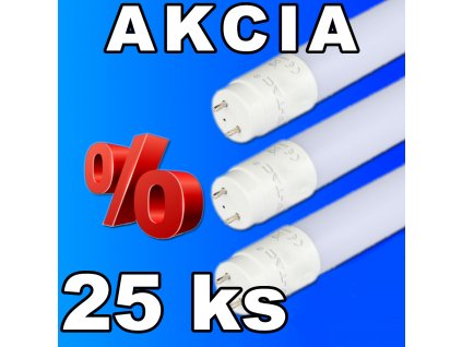 V-TAC LED trubica T8 G13 120cm 18W 6400K - 25 ks