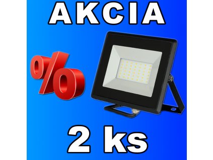 V-TAC LED reflektor 30W studená biela - 2 ks