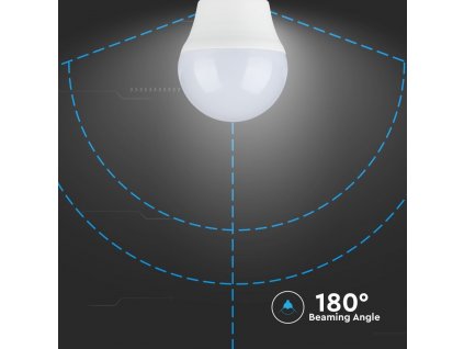 V-TAC PRO SAMSUNG LED žiarovka E27 G45 5,5W teplá biela