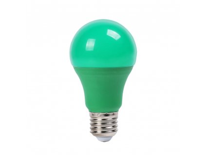 V-TAC LED žiarovka E27 A60 9W zelená