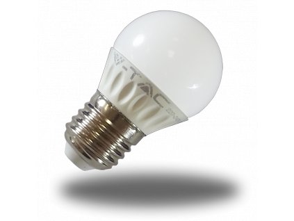 V-TAC LED žiarovka E27 4W  denná biela