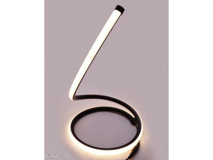 V-TAC LED stolová lampa 17W teplá biela čierna + vypínač