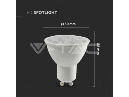 V-TAC PRO LED žiarovka GU10 6W 4000