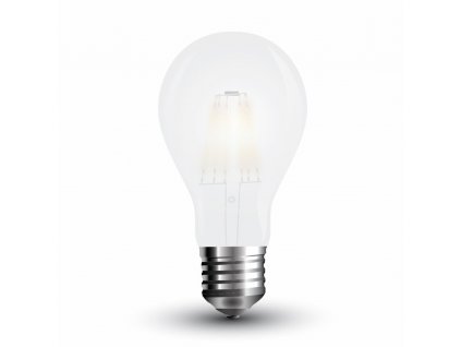 V-TAC LED žiarovka E27 A60 4W 6400K A++ filament frost