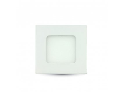 V-TAC LED panel 3W teplá biela štvorcový