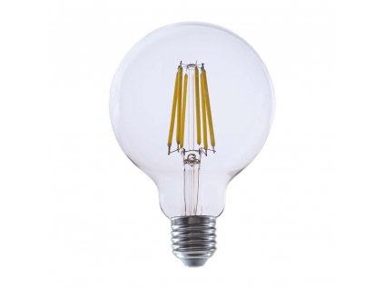 V-TAC LED žiarovka E27 G95 4W 3000K filament