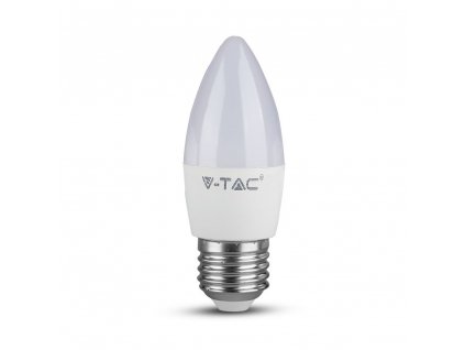 V-TAC LED žiarovka - E27 C37 5,5W 4000K