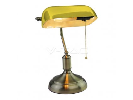 V-TAC lampa stolová E27 žltá