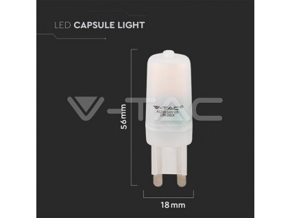 V-TAC PRO LED žiarovka G9 2,2W 3000K