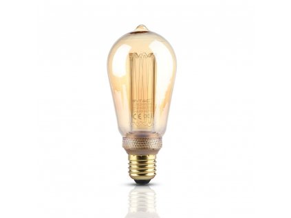 V-TAC LED žiarovka E27 ST64 4W 1800K amber filament