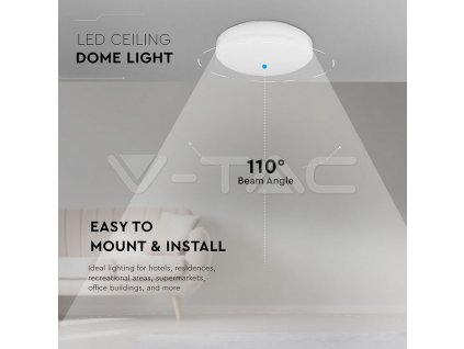 V-TAC LED svietidlo 25W 6500K kruhové biele IP44 SAMSUNG