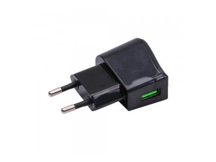 V-TAC POWER USB adaptér čierny
