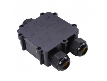 V-TAC vodeodolná montážna krabica čierna 8-12mm IP68