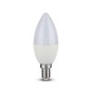 V-TAC LED žiarovka - E14 C37 5,5W 4000K CRI 95