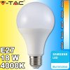V-TAC PRO SAMSUNG LED žiarovka E27 A80 18W denná biela