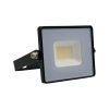 V-TAC LED reflektor 20W teplá biela čierny