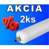 V-TAC LED svietidlo 120cm 36W 120lm/W studená biela IP65 - 2 ks