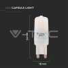 V-TAC PRO LED žiarovka G9 2,2W 3000K