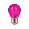 V-TAC LED žiarovka E27 G45 2W ružová