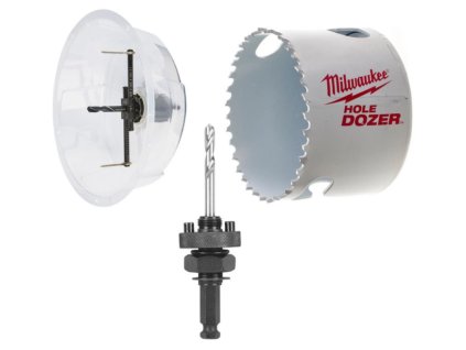 MILWAUKEE Sada nastavitelná kruhová pilka + unašeč pro kruhové pilky + kruhová pilka 68mm