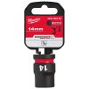 MILWAUKEE Nástrčná hlavice 1/2" Shockwave™ Impact Duty 14mm, rázová, krátká