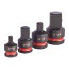 MILWAUKEE Sada adaptéru 1/2" HEX Shockwave bal.4ks