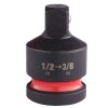 MILWAUKEE Adaptér HEX z 1/2" čtyřhran na 3/8" Shockwave