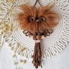 macrame sova rouno mini hneda