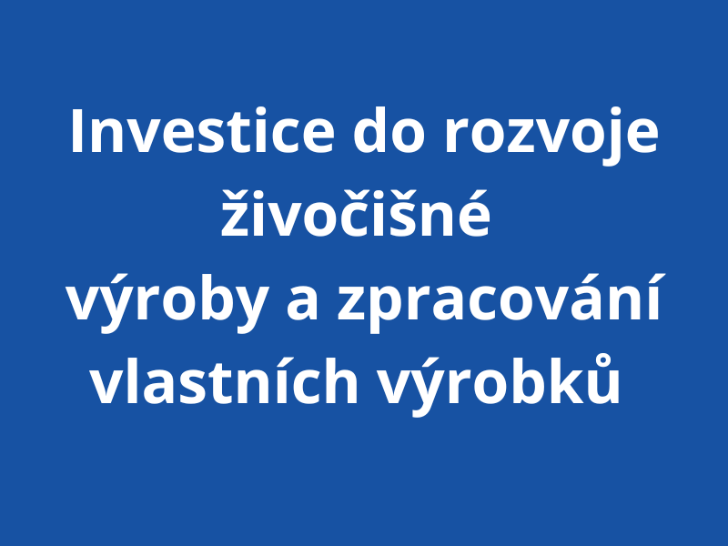 Dotace Mladý zemědělec pro naši farmu