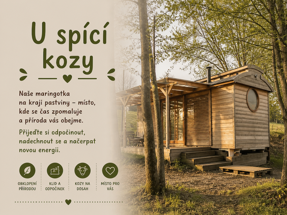 Maringotka u spící kozy