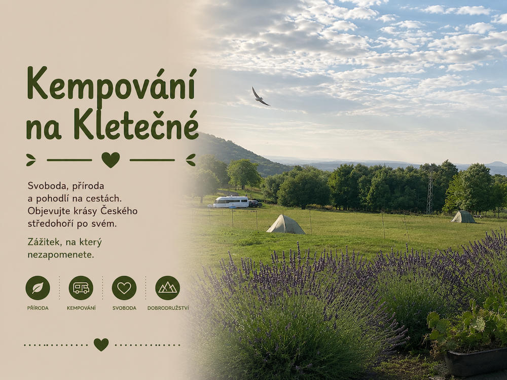 Kempování na Kletečné