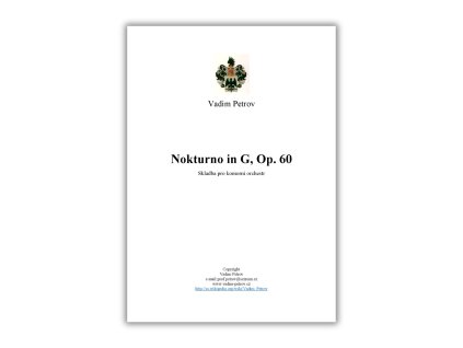 KO NOKTURNO IN G KOMORNÍ ORCHESTR OP60