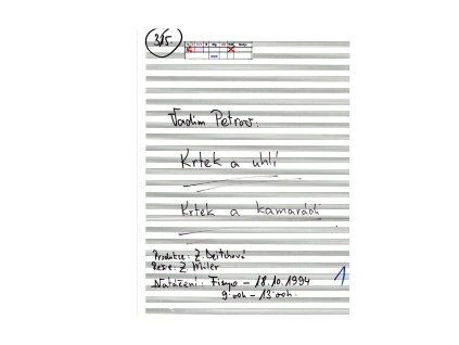 1. Krtek a kamarádi 1