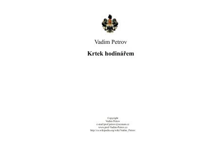 1. Krtek hodinářem 1