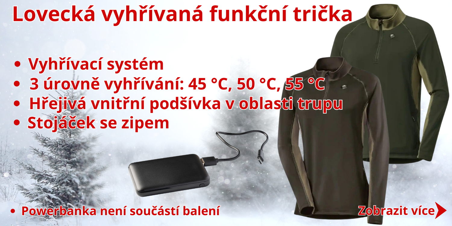 Lovecká vyhřívaná funkční trička