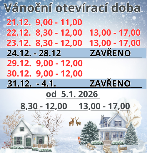 Vánoce otevírací doba