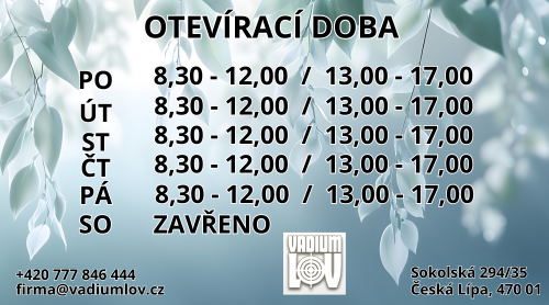 OTEVÍRACÍ DOBA  2026