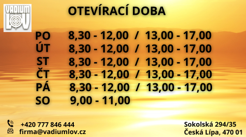 Úterý, Sobota otevřeno