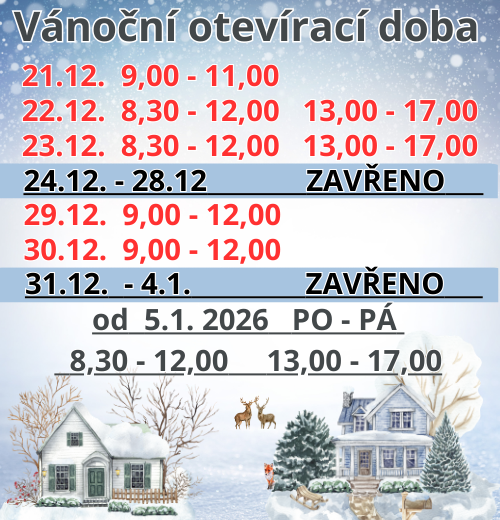 Vánoce otevírací doba