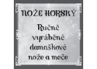 Nože Horský