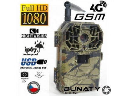 FOTOPAST FULL HD GSM 4G S ÚHLEM 55 STUPŇŮ  BUNATY