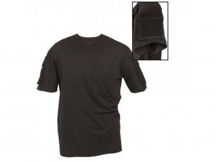 Triko TACTICAL krátký rukáv ČERNÉ