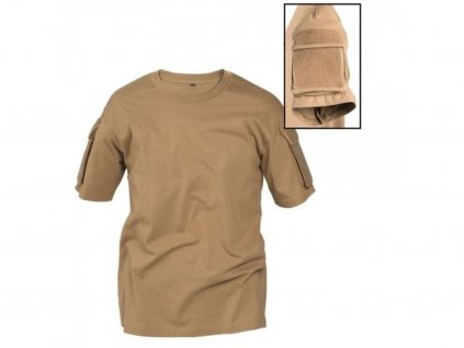 Triko TACTICAL krátký rukáv COYOTE
