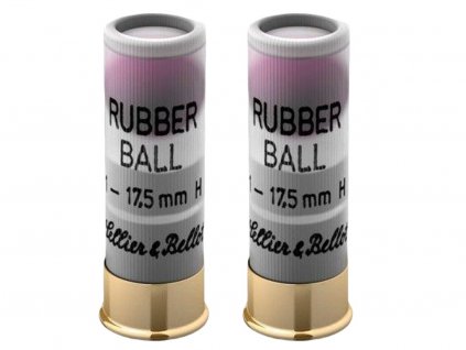 NÁBOJ RUBBER BALL 12x67,5  (17,5MM) S&B 1ks