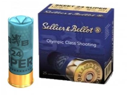 SPORTOVNÍ BROKOVÝ NÁBOJ 12/70 SKEET 24 SUPER 2,0 MM S&B  25KS