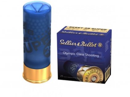 BROKOVÉ NÁBOJE 12/70 SKEET SUPER, 2,0 MM, 28 G, 25 KS, SELLIER & BELLOT