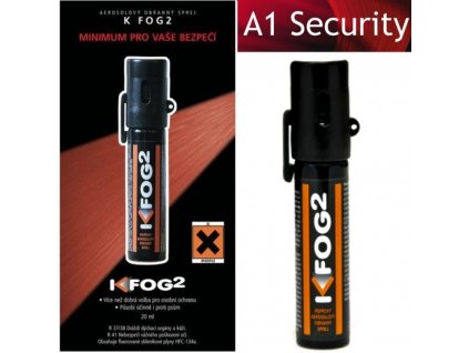 OBRANNÝ PEPŘOVÝ SPREJ K FOG2, 20 ML, MLHA, A1 SECURITY