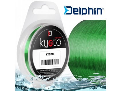 MONOFIL NÁVAZCOVÝ KYOTO/ FLUO ZELENÝ  50M DELPHIN