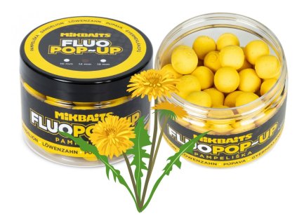 Plovoucí fluo boilie 150ml  Pampeliška  14mm /18mm
