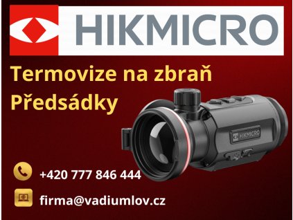 Termovize na zbraň Předsádky Hikmocro